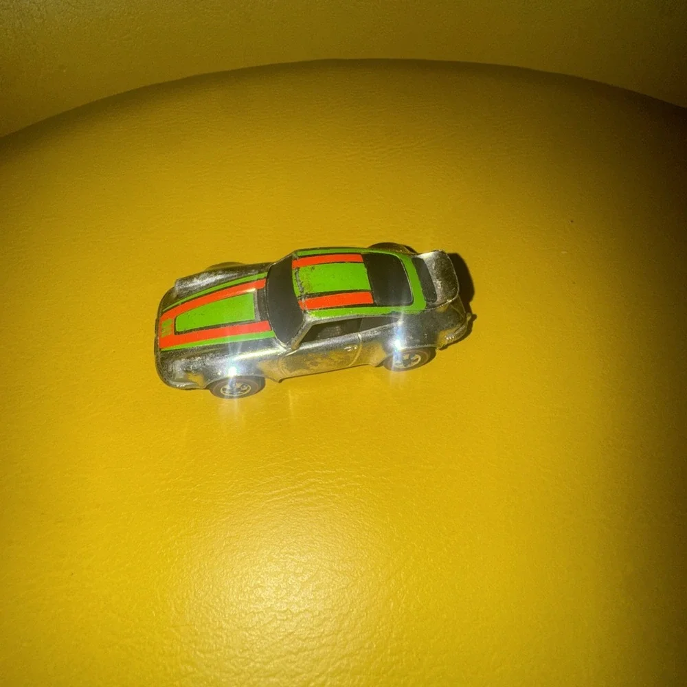 Vintage Mattel Hot Wheels Redline Porsche P-911 Super Chrome 1974 Hong Kong EUC